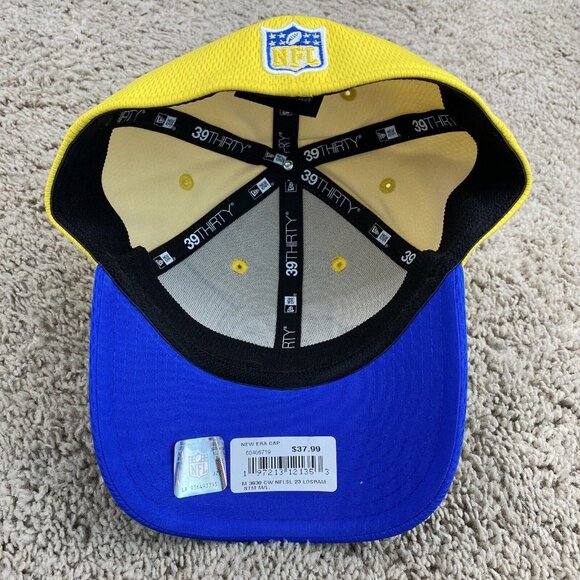 Los Angeles Rams New Era 39Thirty Hat 2023 Sidelines Alternate Blue Stretch M/L - Picture 4 of 8